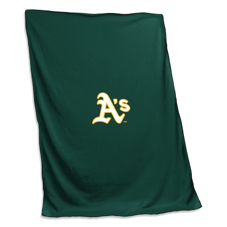 Logo Brands Oakland Athletics Sweatshirt Blanket 521-74
